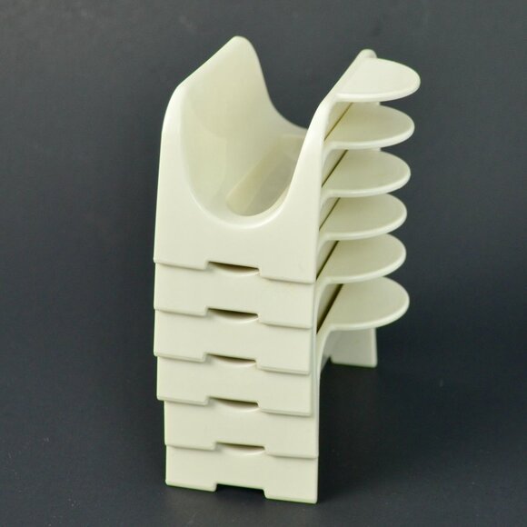 Tupperware Vintage Taco Holders Set Lot of 6 2201 - Picture 1 of 5